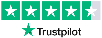 Trustpilot 4.5/5 stjarnor